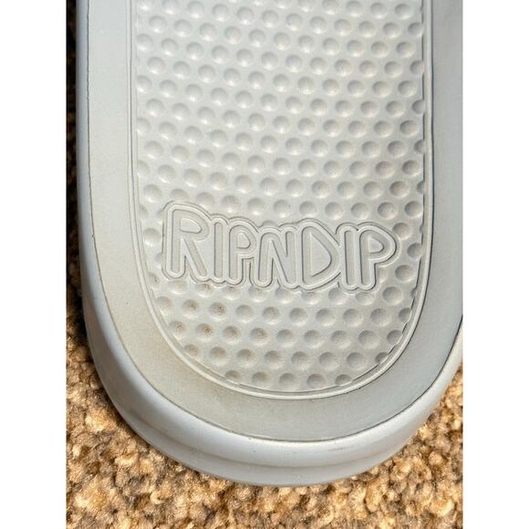 RIPNDIP Lord Nermal Light Blue Slide Sandals Men’s Size 10 Cat Flip Off main image 10